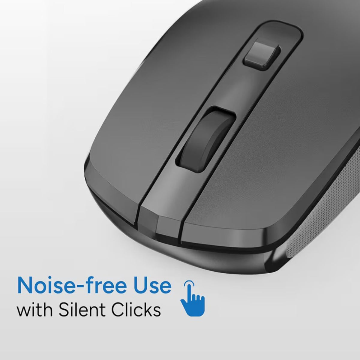 2.4GHz Wireless Mouse – Silent Click, Adjustable DPI & USB Receiver