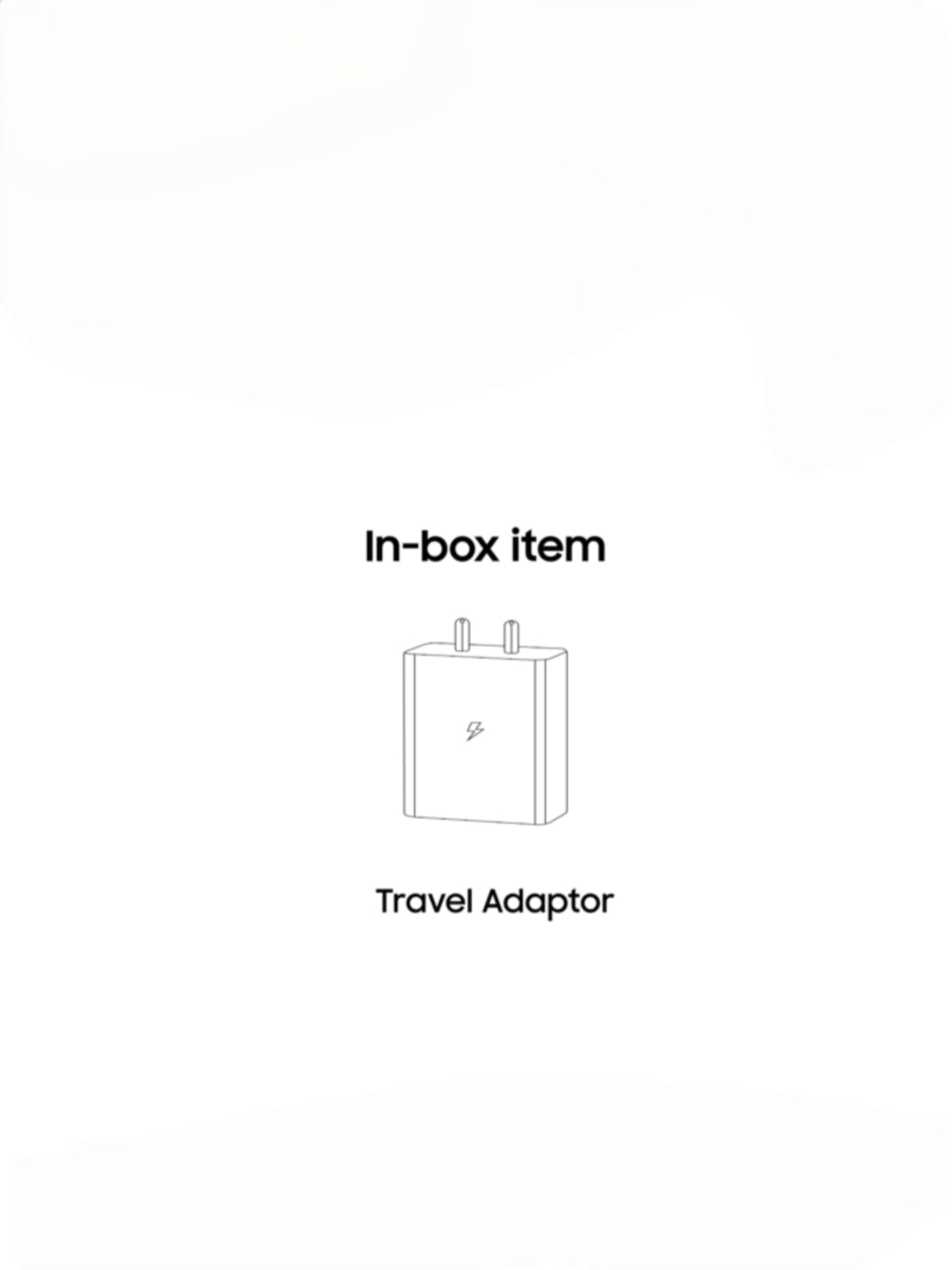 45 W Type-C Travel Adaptor Without Cable