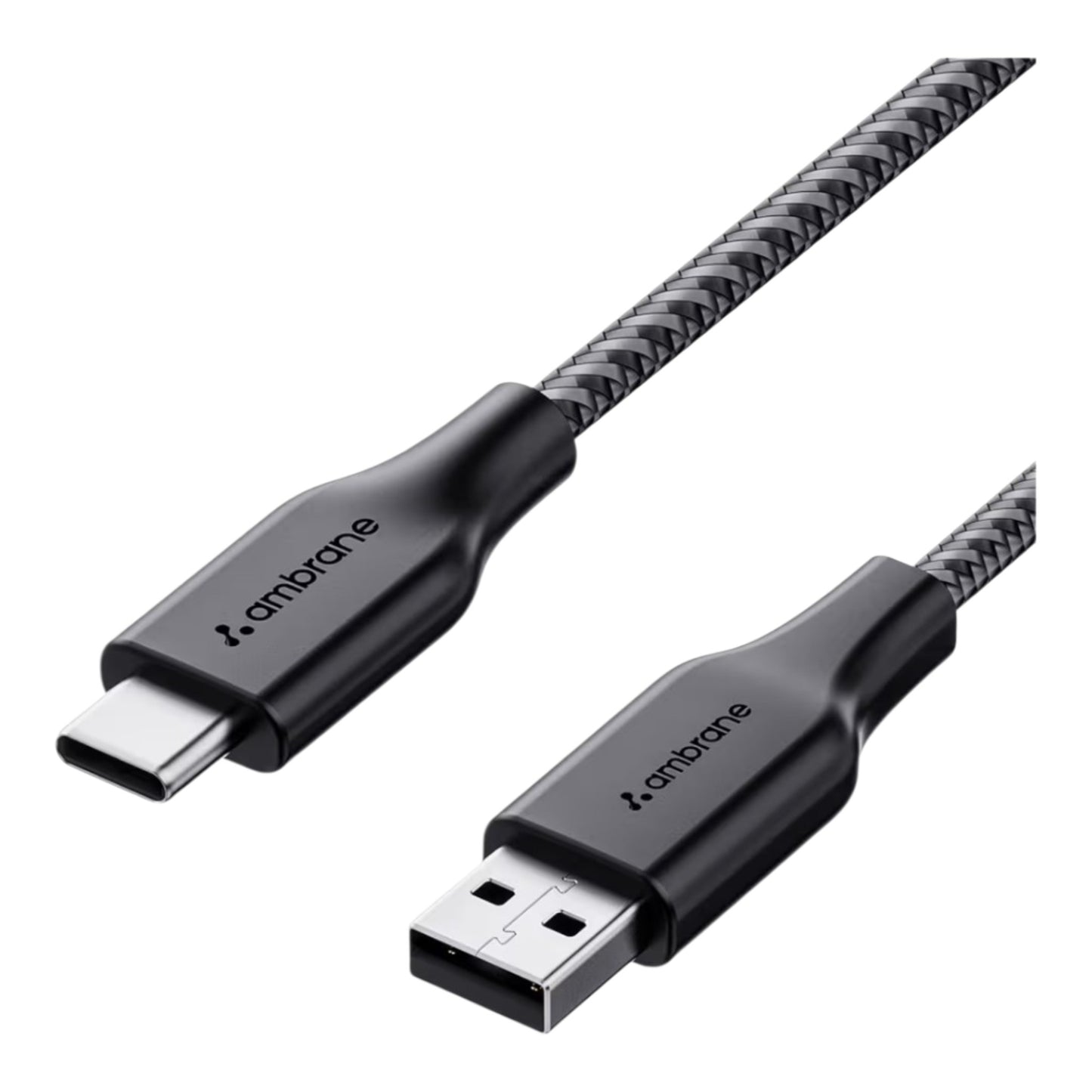 Ambrane USB-A to Type-C Braided Fast Charging Cable