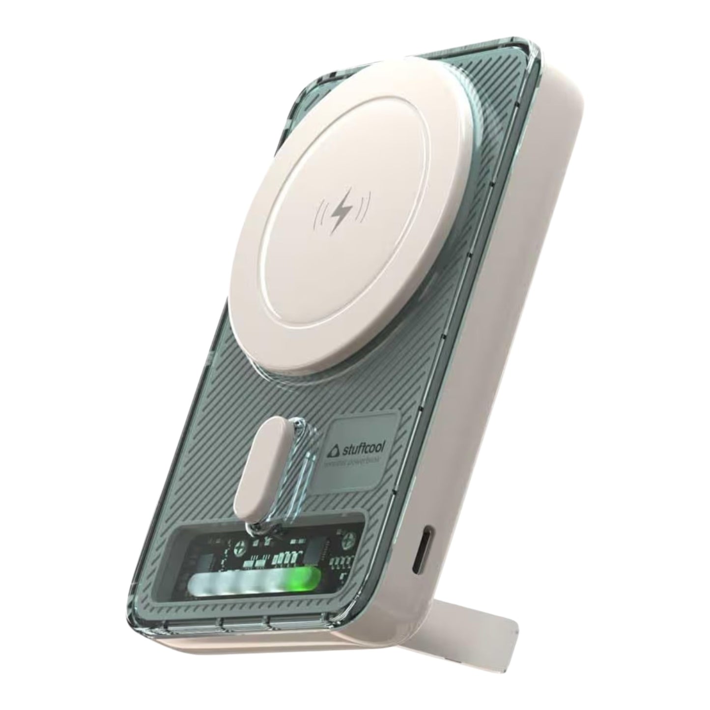 Stuffcool Lucid 5000mAh Magnetic Wireless Power Bank