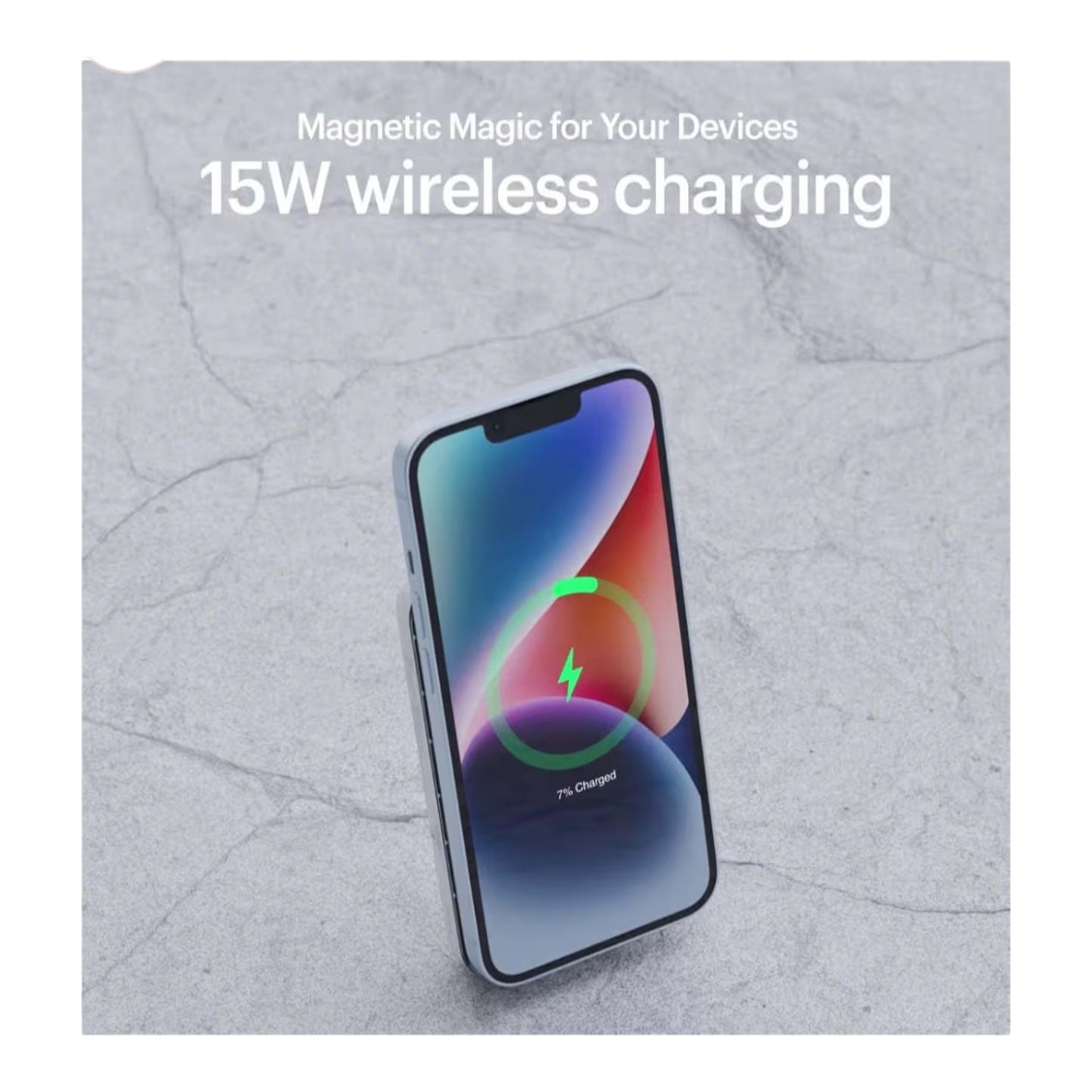 Stuffcool Lucid 5000mAh Magnetic Wireless Power Bank