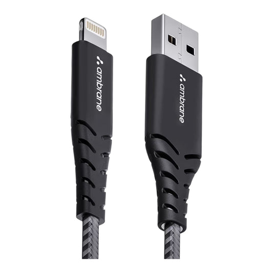 Ambrane USB-A to Lightning Braided Fast Charging Cable